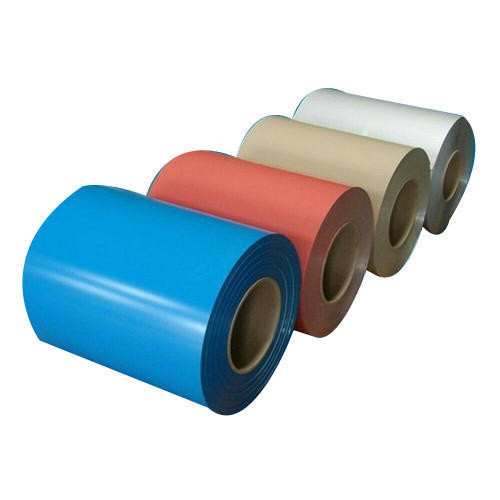 High Strength Color Coated Steel Coil , Cold Rolled Painted Steel Coil