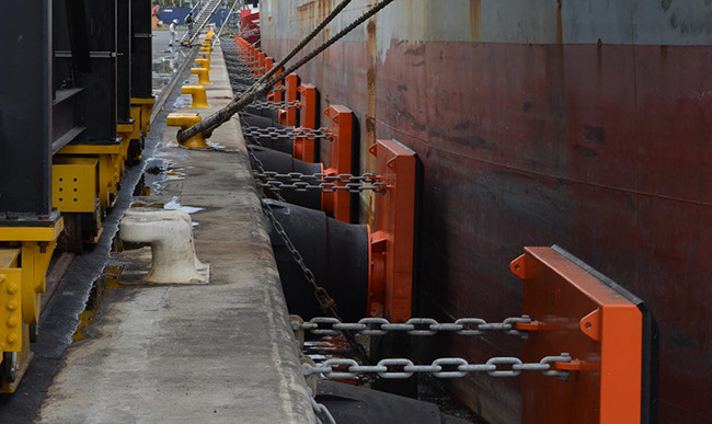 Marine Infrastructure Protection Cone Rubber Fenders Trelleborg Spc Super 500mm