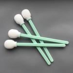 Round Lollipop Sponge Foam Cleaning Swab For Cleanroom Lint Free