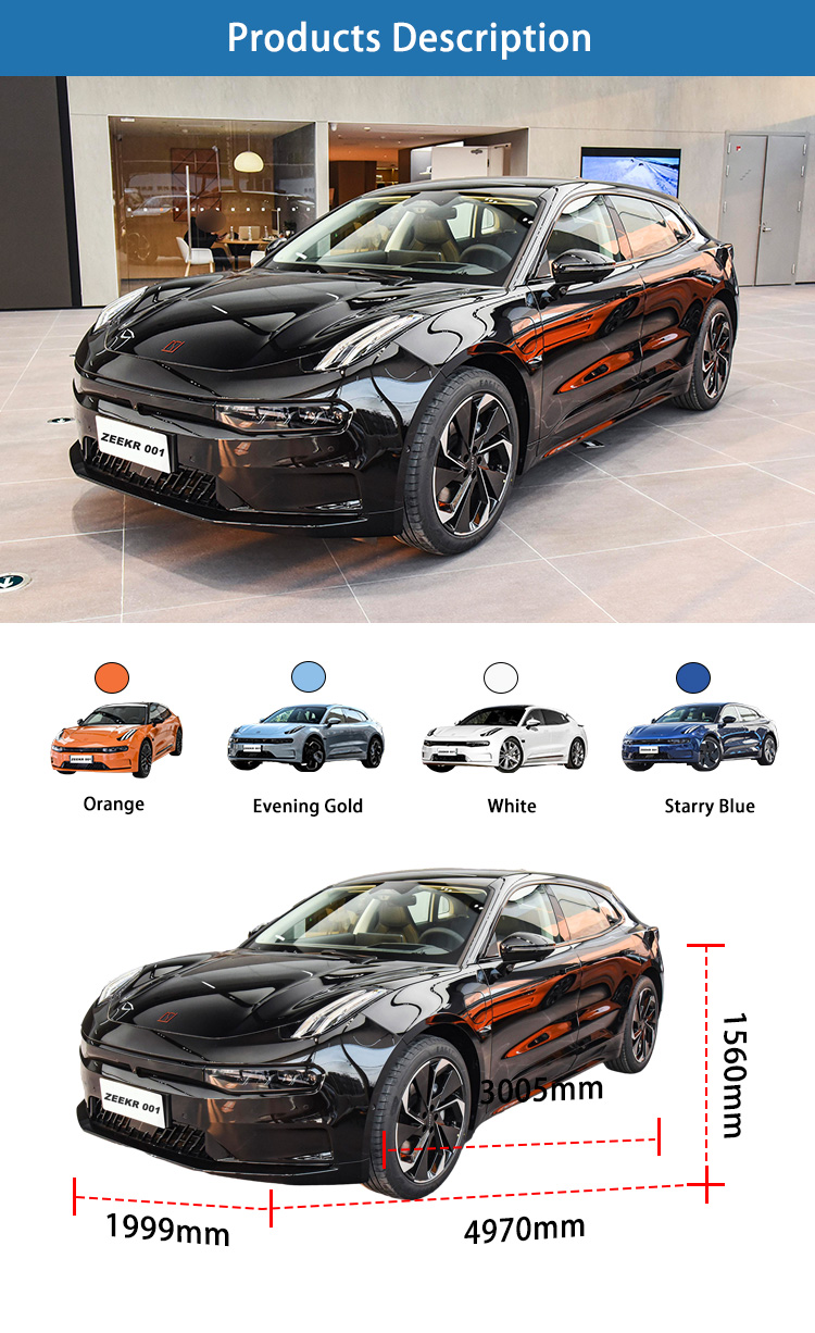 Medium used Fully Electric SUV new energy Vehicles Zeekr 001
