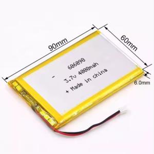 Quality Rechargeable 3.7V 606090 Li Polymer Battery 4000mAh for Consumer Electronics wholesale