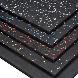 Quality EPDM Rubber Printed Floor Mats 2cm Interlocking Non Slip Fitness Mat wholesale