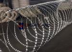 Stainless Steel Concertina Coil Fencing Security Barbed Wire 54-56loops