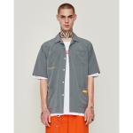 Soild Colors Personalised Oversize Men Shirts Knitted Hip Hop Shirts For Men
