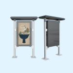Urhealth 55 inch LCD monitor digital display kiosk advertising equipment