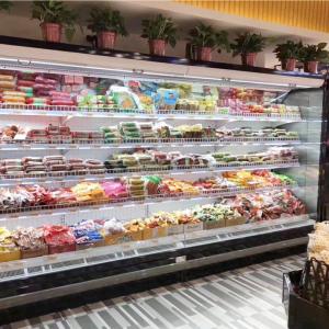 Quality R404a Open Front Display Fridge For Vegetable Dairy And Beverage wholesale