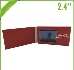 Quality Multi style 2.4inch Pocket Video Brochure Card with Magnetic switch wholesale