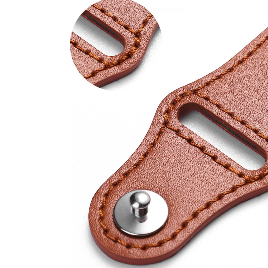 Waterproof Smart Watch Band Strap Retro Vintage Leather Durable