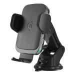 PU Leather Coil Sensor QI 10W Car Mount Wireless Charger