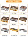 Stainless Steel GL RH Commercial Gas Grill with Cabinet Convenient LPG/NG