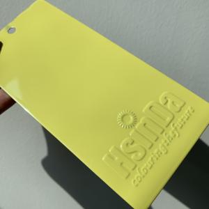Quality RAL1016 Yellow Gloss Powder Coating Paint For Furniture And Building Construction wholesale