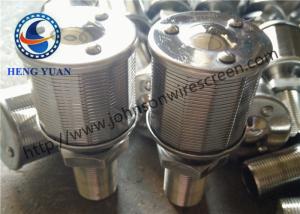 Quality Strong Johnson Slotted Filter Nozzles Water Treatment High Opening Rate wholesale