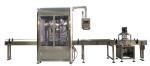 Peanut Oil Automatic Packaging Machine , 1800bph Oil Bottle Filling Cap Machine