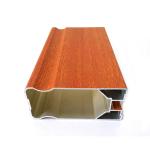 Wood Grain 6063 Aluminum Extrusion Profiles Traditional Building Materials For