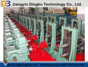 Quality Color Steel Metal Storage Rack Making Machine With Gear Box Transmission wholesale