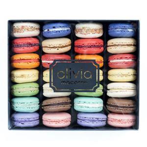 Quality Black Luxury Cardboard Packaging Gift Macaron Slider Boxes With Window wholesale
