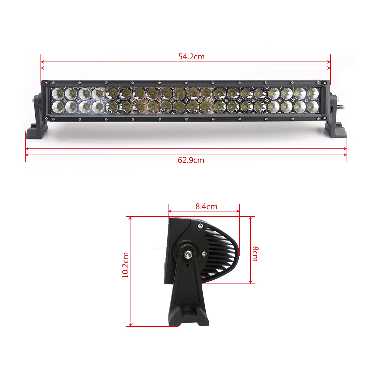 G1 Style 4D 120W 3W 40LED EPISTAR LED LIGHT BAR 6000K 10-30V Combo Beam