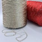 3MM 6MM Sequin Yarn 100% Paillette Mercerized Cotton Sequin Knitting Yarn 192