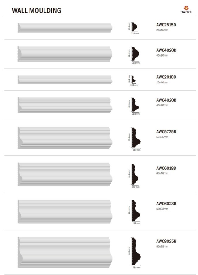 Cornice Moulding Led Bar Strip Light Interior PS Wall Ceiling Skirting Baseboard