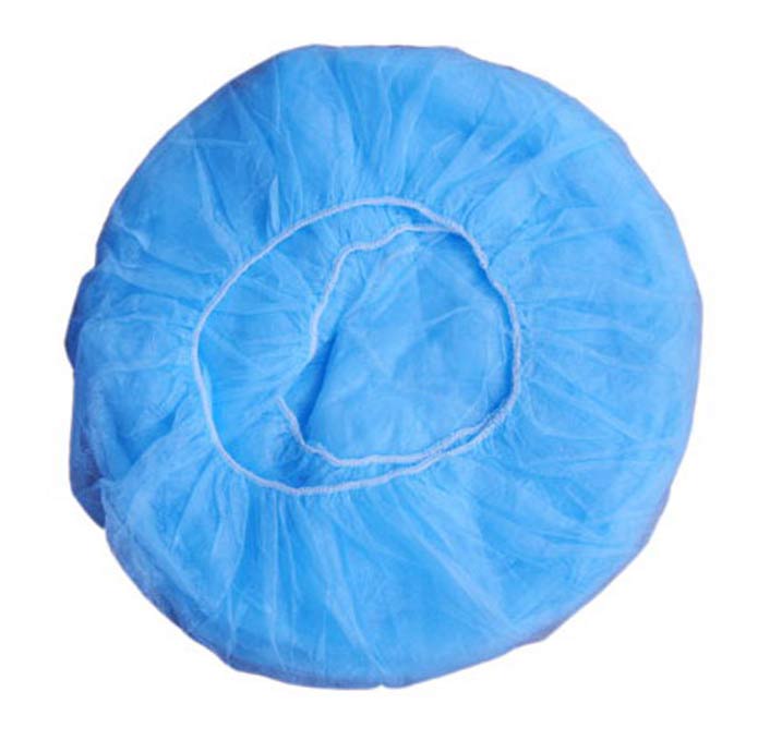 PP Non Woven Hospital Bouffant Cap Spa Hospital Surgical Hats Headwear