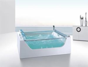 Quality Luxury Hyaline Whirlpool Shower Bath Bubble Massage Airjet Air Bubble Bathtub wholesale