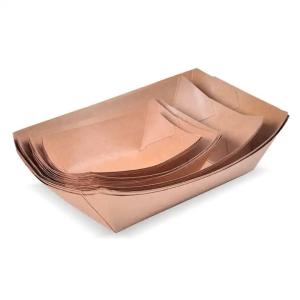 Quality Bulk Fast Food French Fries Packaging Box Containers Kraft Paper Custom wholesale