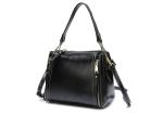 Korean Style Oil Wax Cowhide Handbag , Single Shoulder Oblique Straddle Female