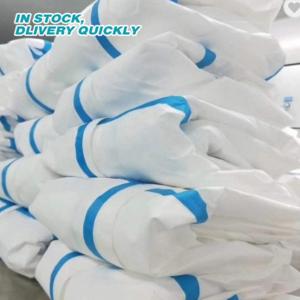 Quality Elastic Ankle Lightweight Disposable Coveralls , Hospital Disposable Body Suit wholesale
