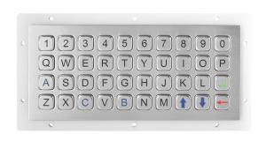 Quality IP67 40Keys Alphanumeric Stainless Steel Keypad Top Panel Mount Outdoor wholesale