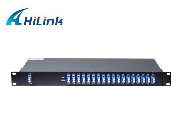 18 Channels CWDM Mux Demux Module Duplex Fiber 1270-1610nm LC/UPC 20nm