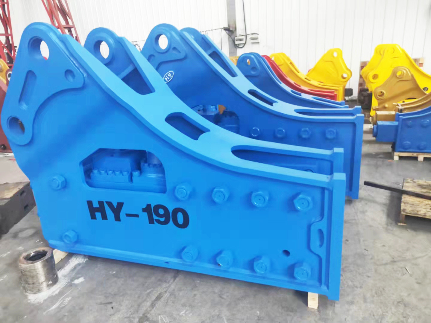 Tunnel Hydraulic Breaker Attachment 140mm Rod Q345B Hydraulic Excavator Attachment