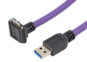 Quality FMPE HDPE 5m 80V 28AWG 5GPps Usb 3 Extension Cable wholesale