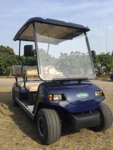 Quality Aluminum Chassis 48V Two Seaters Electric Mini Golf Car For Portable Valuables wholesale