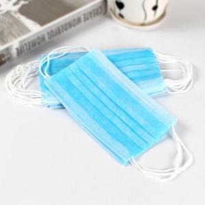 Quality Non Woven Disposable Earloop Mask 17.5*9.5cm For Virus / Dust / Pollen Filtration wholesale
