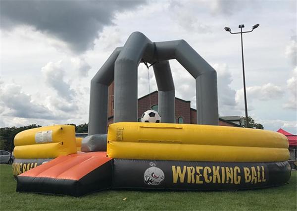 Wrecking Ball Inflatable Sports Arena Fields Gymnastics Water Resistant Anti