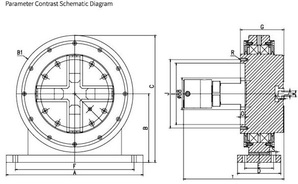 Central Solid 4 Jaw Self Centering Lathe Chuck 500rpm