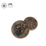 Zinc Alloy Adhesive Embossed Metal Nameplates Sticker Label Multipurpose
