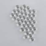 Float Glass Ball Chemical Valves In Sprayers Transparent Small