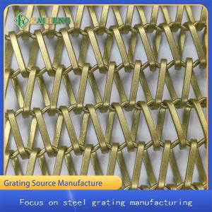 Quality Decorative Partition Diamond Aluminum Curtain Wall Mesh wholesale