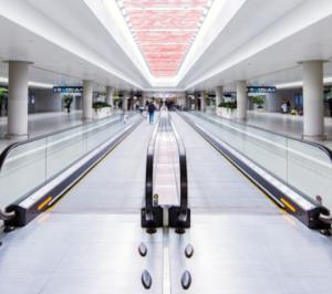 Quality 6 Degree Indoor Outdoor Moving Walkway AC Drive Flat Escalator In Airport wholesale