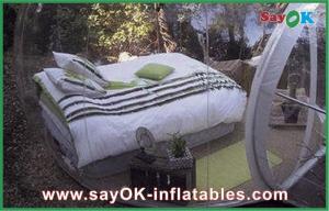 Quality Transparent PVC Inflatable Transparent Dome Tent , Inflatable Tent Bubble wholesale