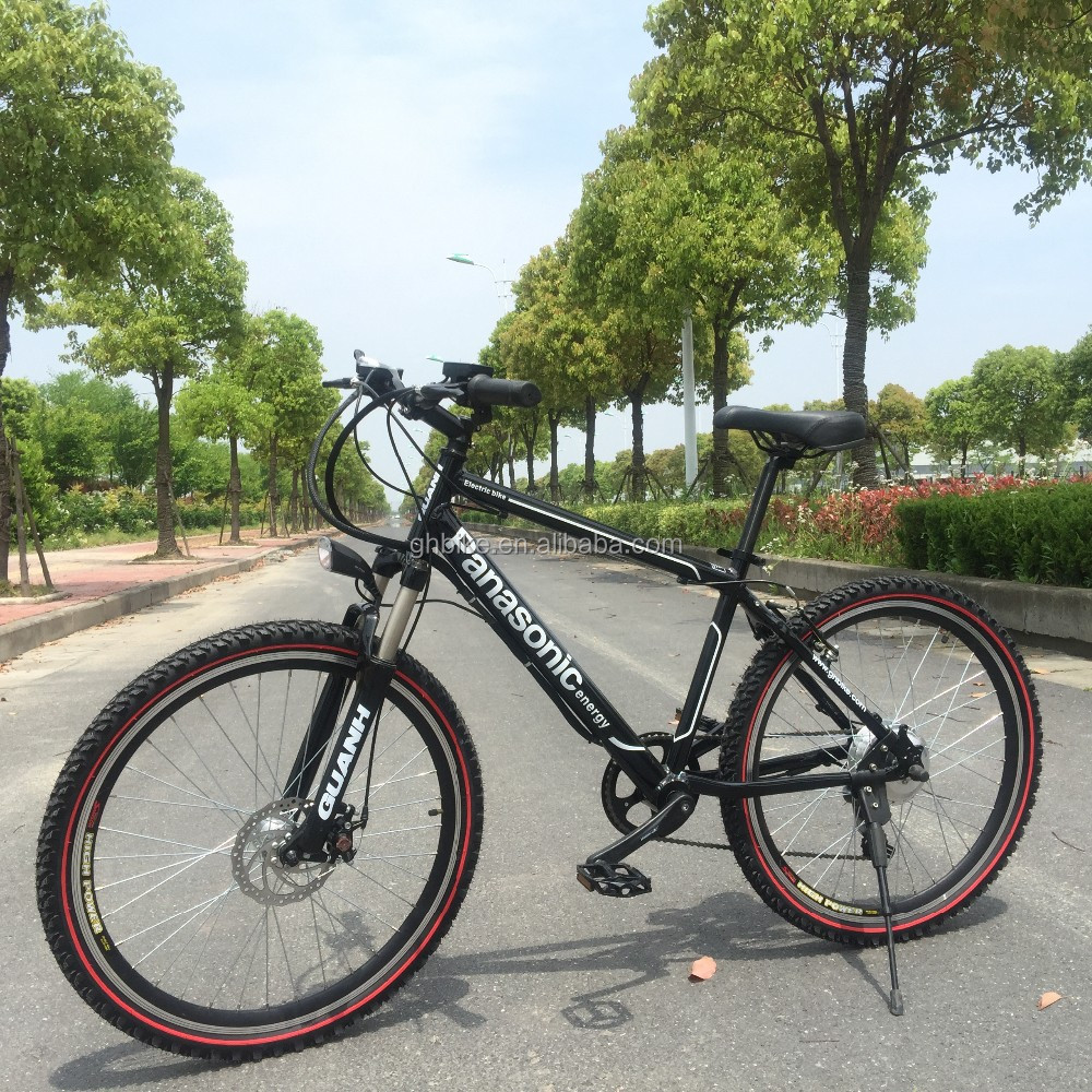 Hidden Battery Electric Mountain Bike with Steel Fork and 21 Speed Gears