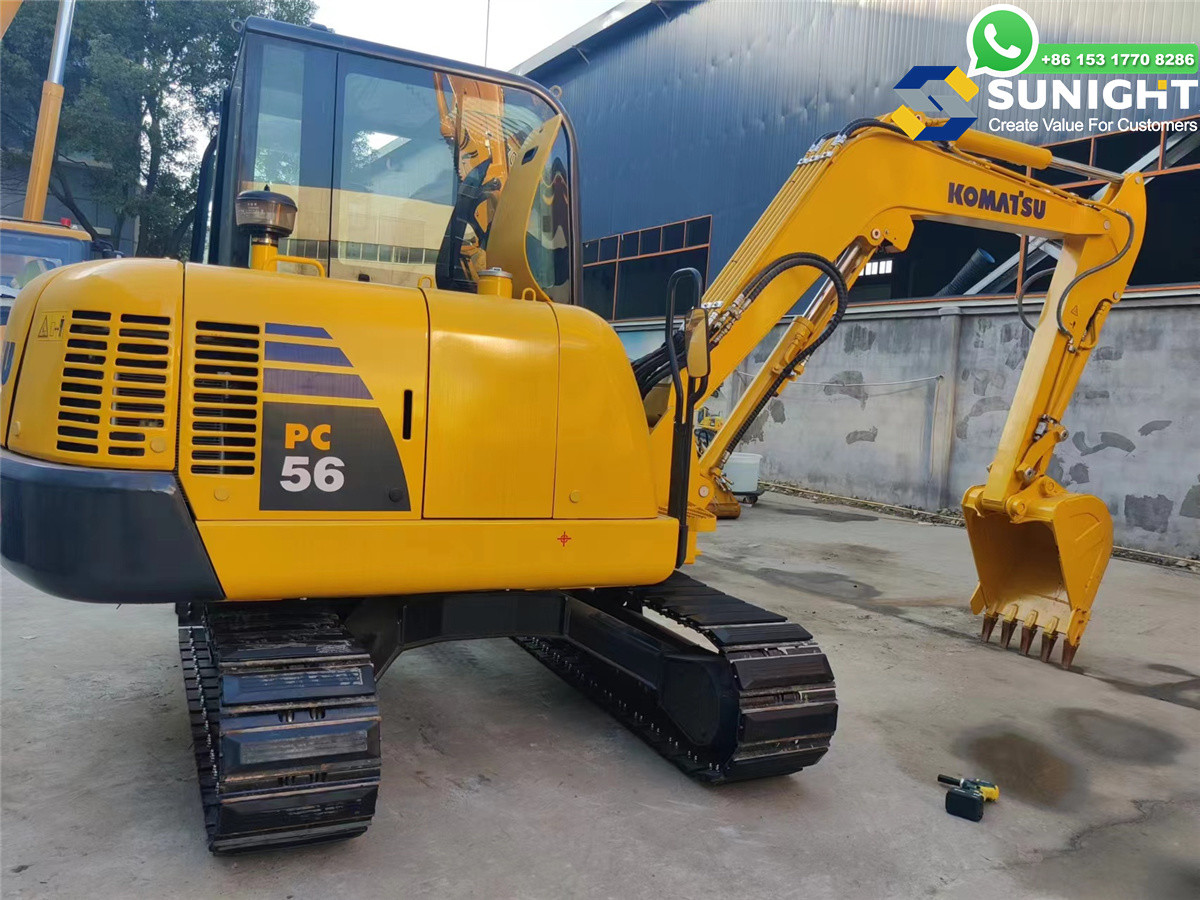Good Performance 5 Tonne Used Komatsu PC56 Crawler Excavator Komatsu PC56-7 Used Excavator