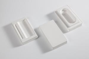 Quality Trimmed Moulded Paper Packaging Sustainable Wet Press Pulp Tray 100% Plastic Free wholesale