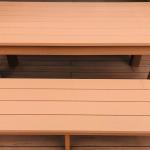 Embossed WPC Decking Panel Anti Slip Wood-Plastic Composite Decking Panel ISO