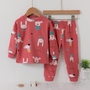 Quality Little Zebra Kids Winter Night Suits skin friendly Cute Warm Pajamas For Children wholesale