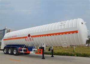 Quality Stainless Steel 304 LNG Tank Truck Trailer 3 Axles with 55000L High Vacuum wholesale