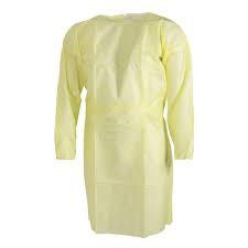 Quality Knitted Cuff Disposable Isolation Gown Jumpsuits Sterilized Economical Effective Protection wholesale