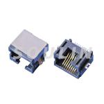 Nickel Rj45 Jack Connector Single Port