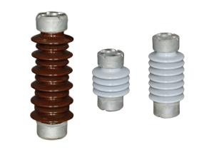 Quality Brown ANSI standard 250kV TR-214 Porcelain Post Insulators For Transmmission wholesale